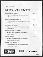 Optimal Daily Routine